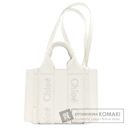クロエ ウッディ ミニ 2WAY ハンドバッグ レザー レディース 【中古】【CHLOE】