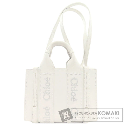 クロエ ウッディ ミニ 2WAY ハンドバッグ レザー レディース 【中古】【CHLOE】