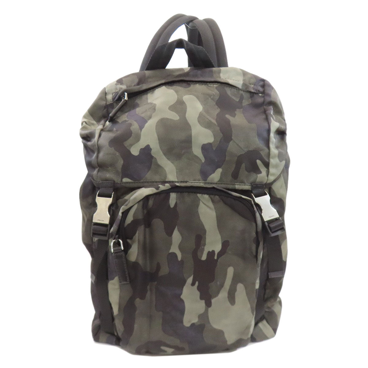 プラダ カモフラージュ柄 リュック・デイパック ナイロン素材 レディース 【中古】【PRADA】