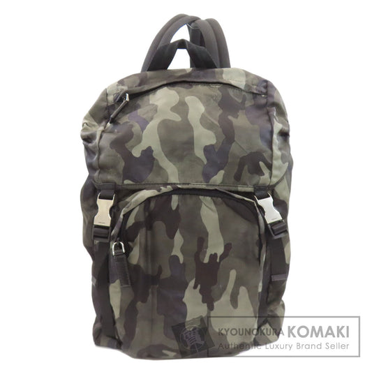 プラダ カモフラージュ柄 リュック・デイパック ナイロン素材 レディース 【中古】【PRADA】