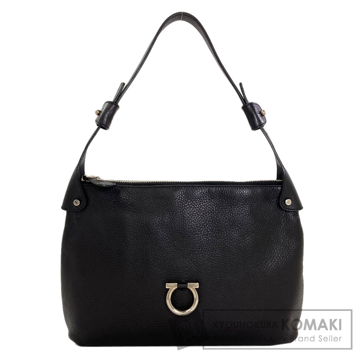 Salvatore Ferragamo Gancini Shoulder Bag Leather Ladies [Used]