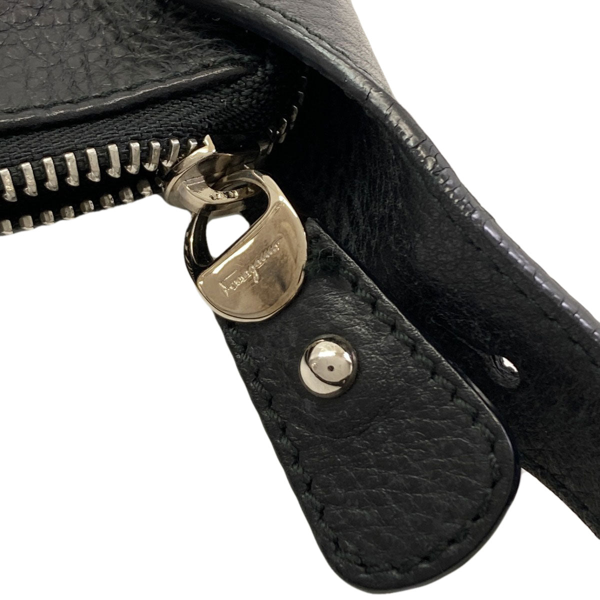 Salvatore Ferragamo Gancini Shoulder Bag Leather Ladies [Used]