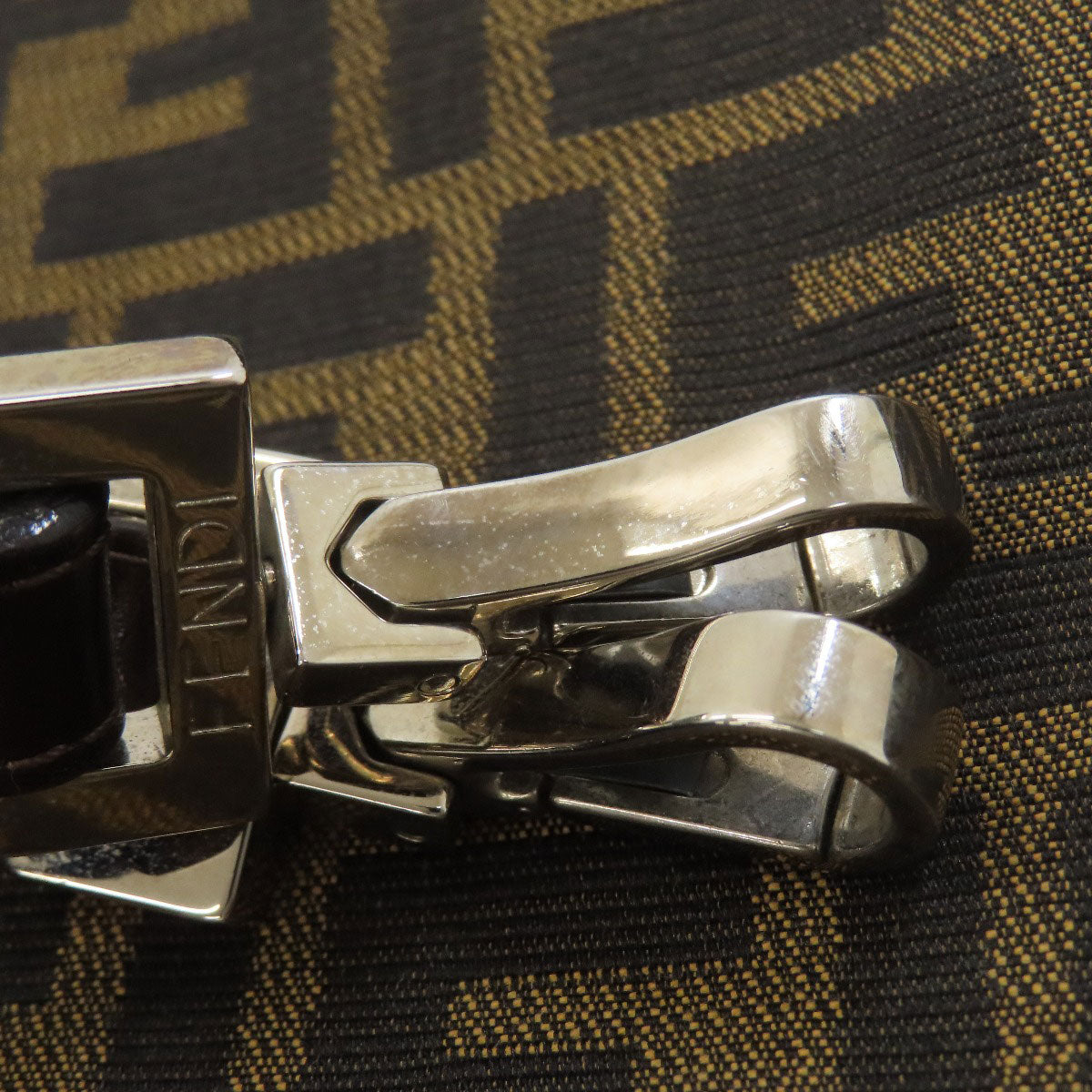 フェンディ ズッカ柄 2WAY ハンドバッグ キャンバス レディース 【中古】【FENDI】