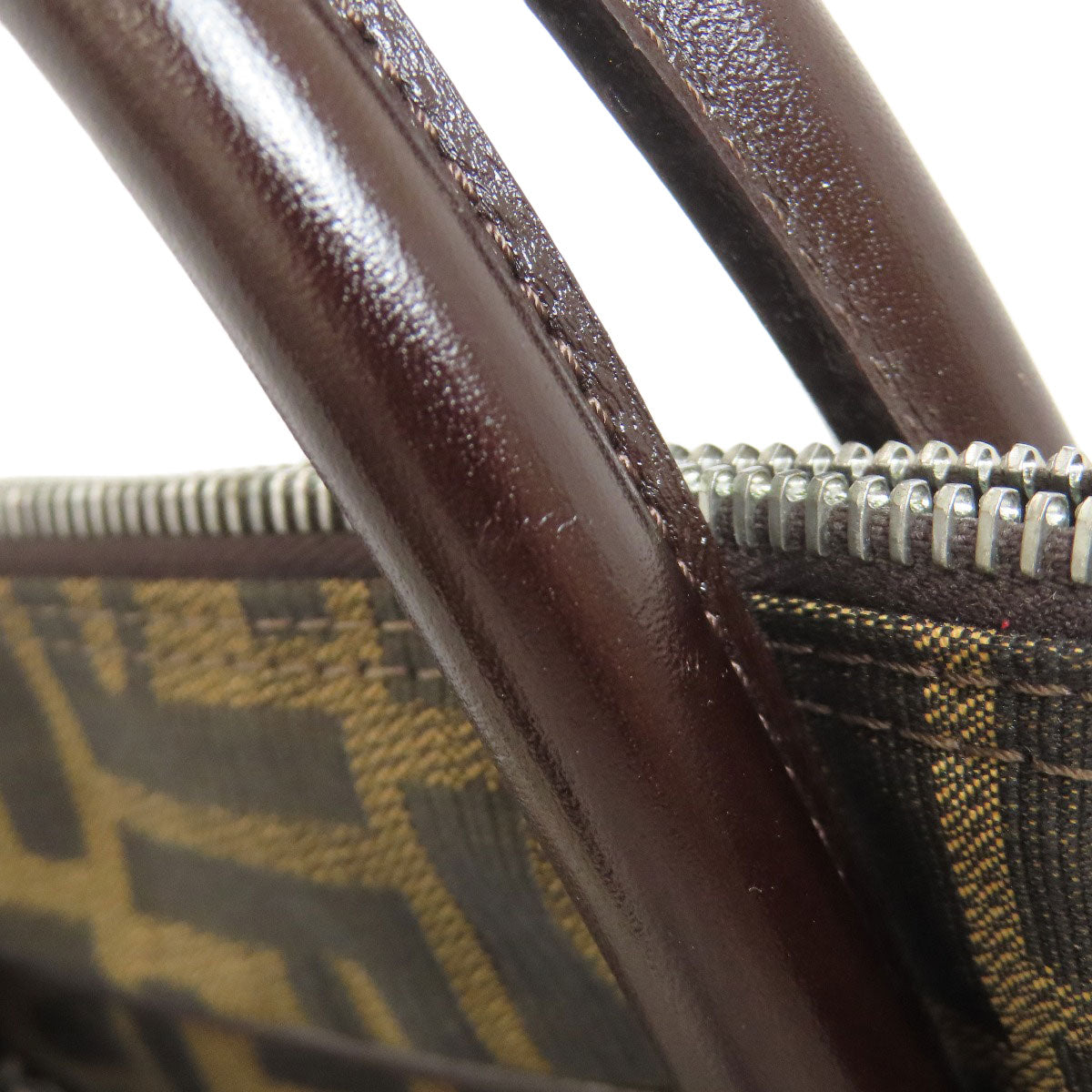 フェンディ ズッカ柄 2WAY ハンドバッグ キャンバス レディース 【中古】【FENDI】