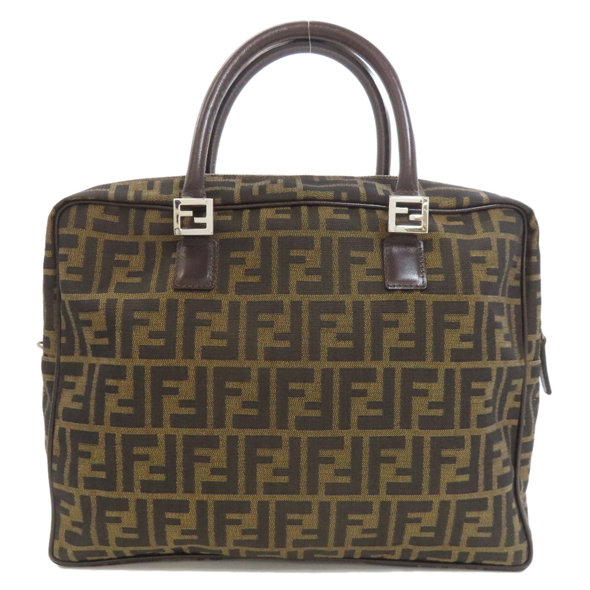 フェンディ ズッカ柄 2WAY ハンドバッグ キャンバス レディース 【中古】【FENDI】
