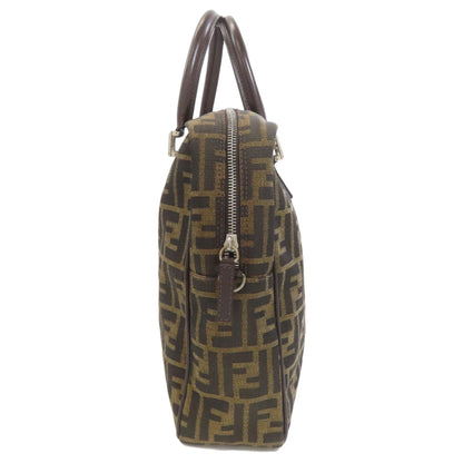 フェンディ ズッカ柄 2WAY ハンドバッグ キャンバス レディース 【中古】【FENDI】