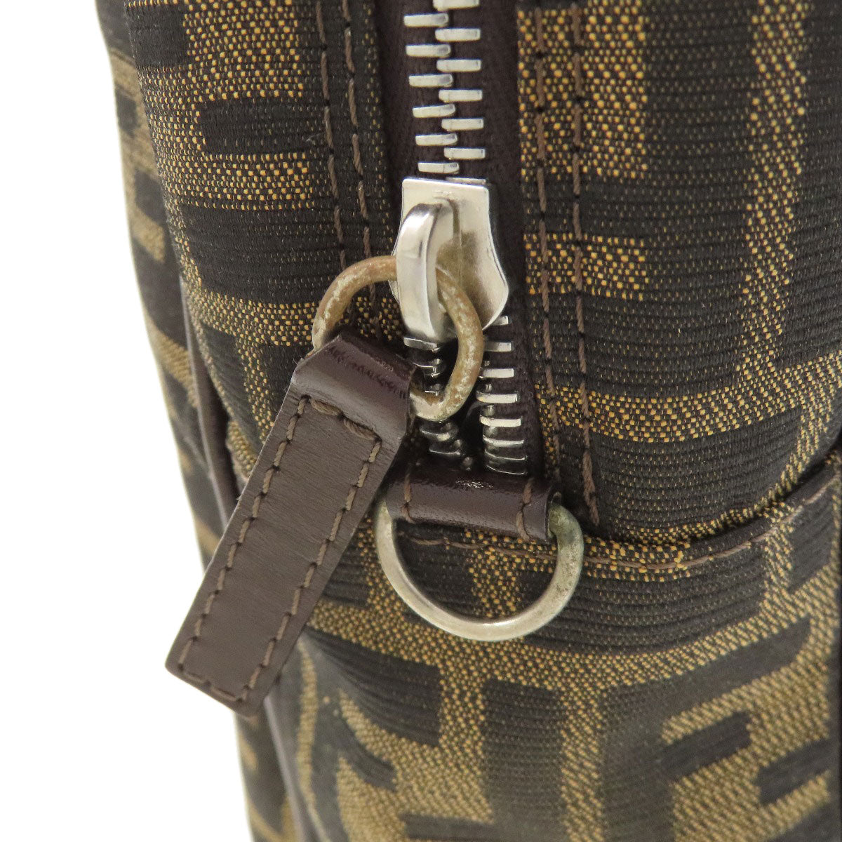 フェンディ ズッカ柄 2WAY ハンドバッグ キャンバス レディース 【中古】【FENDI】