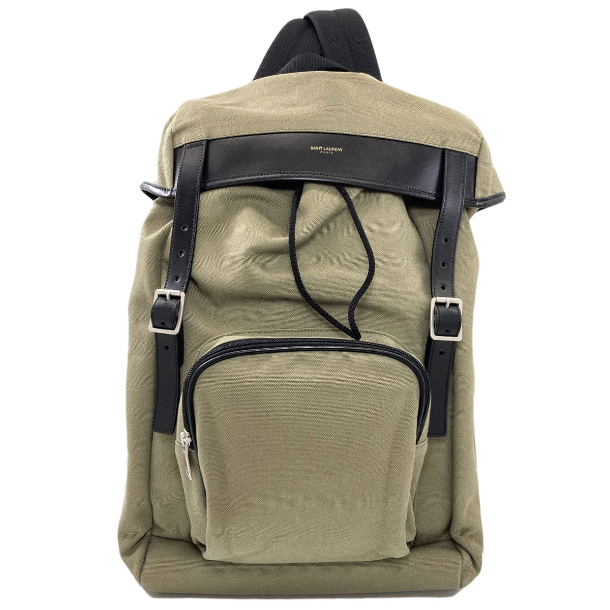 SAINT LAURENT logo Backpack Â· Daypack Canvas Ladies [Used]