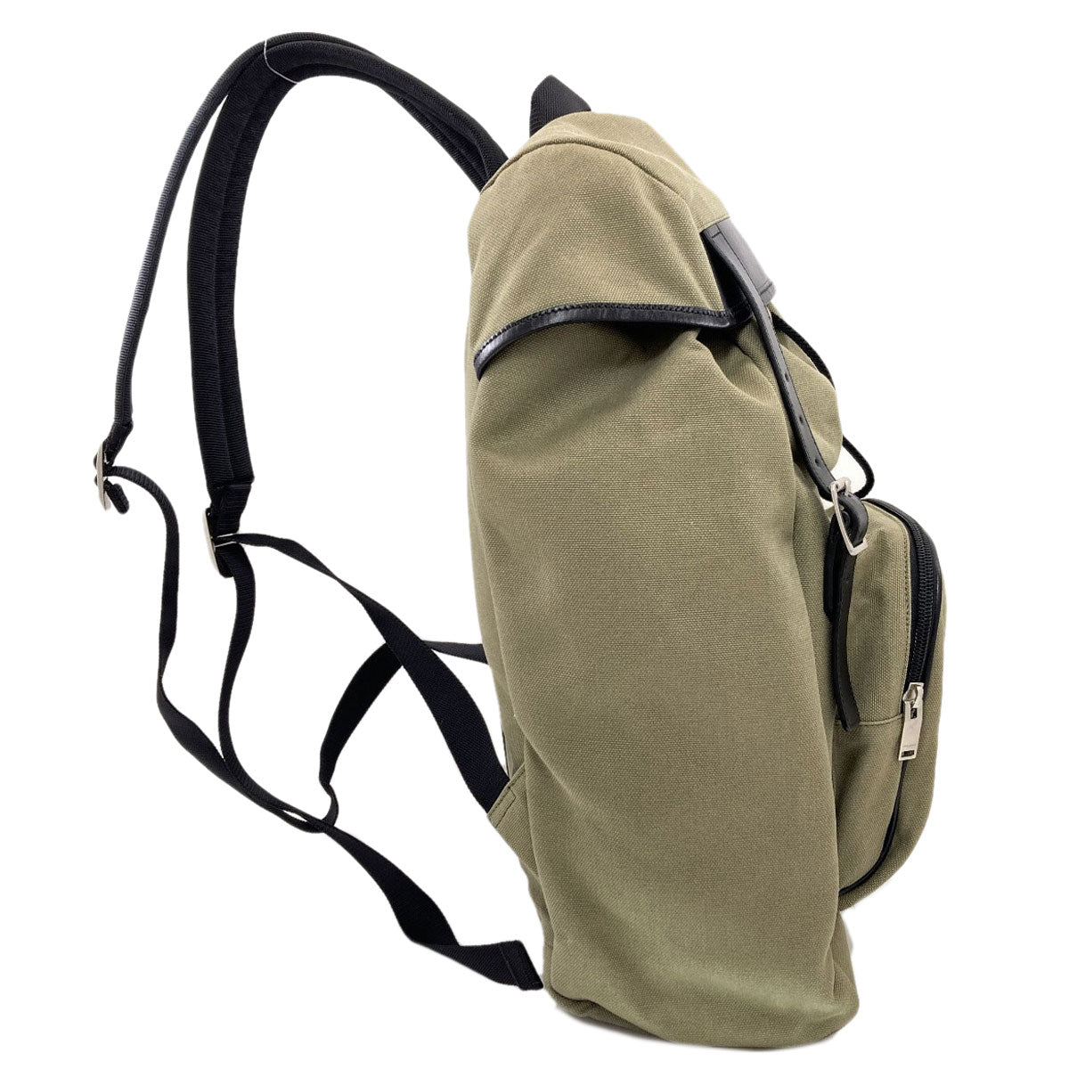 SAINT LAURENT logo Backpack Â· Daypack Canvas Ladies [Used]