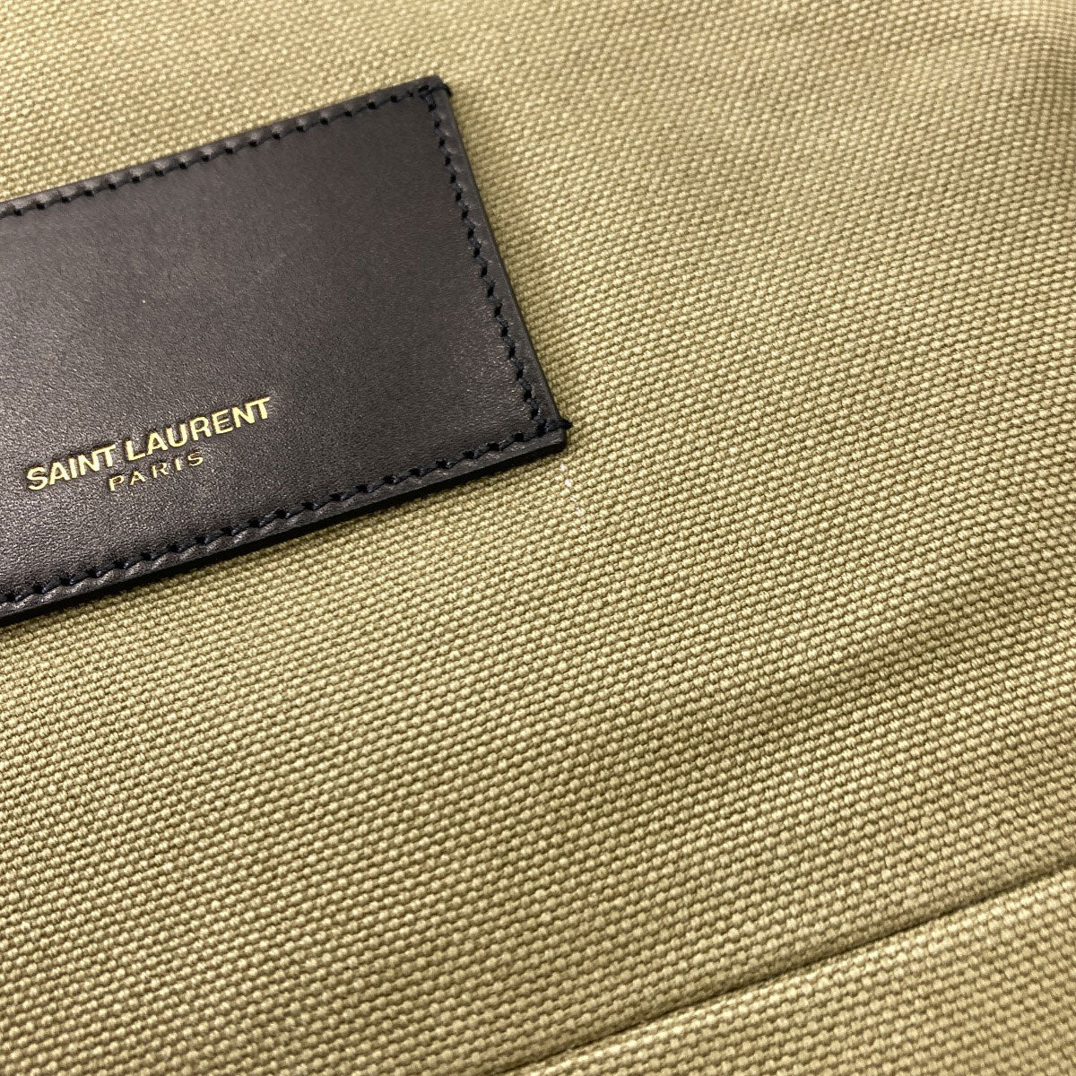 SAINT LAURENT logo Backpack Â· Daypack Canvas Ladies [Used]