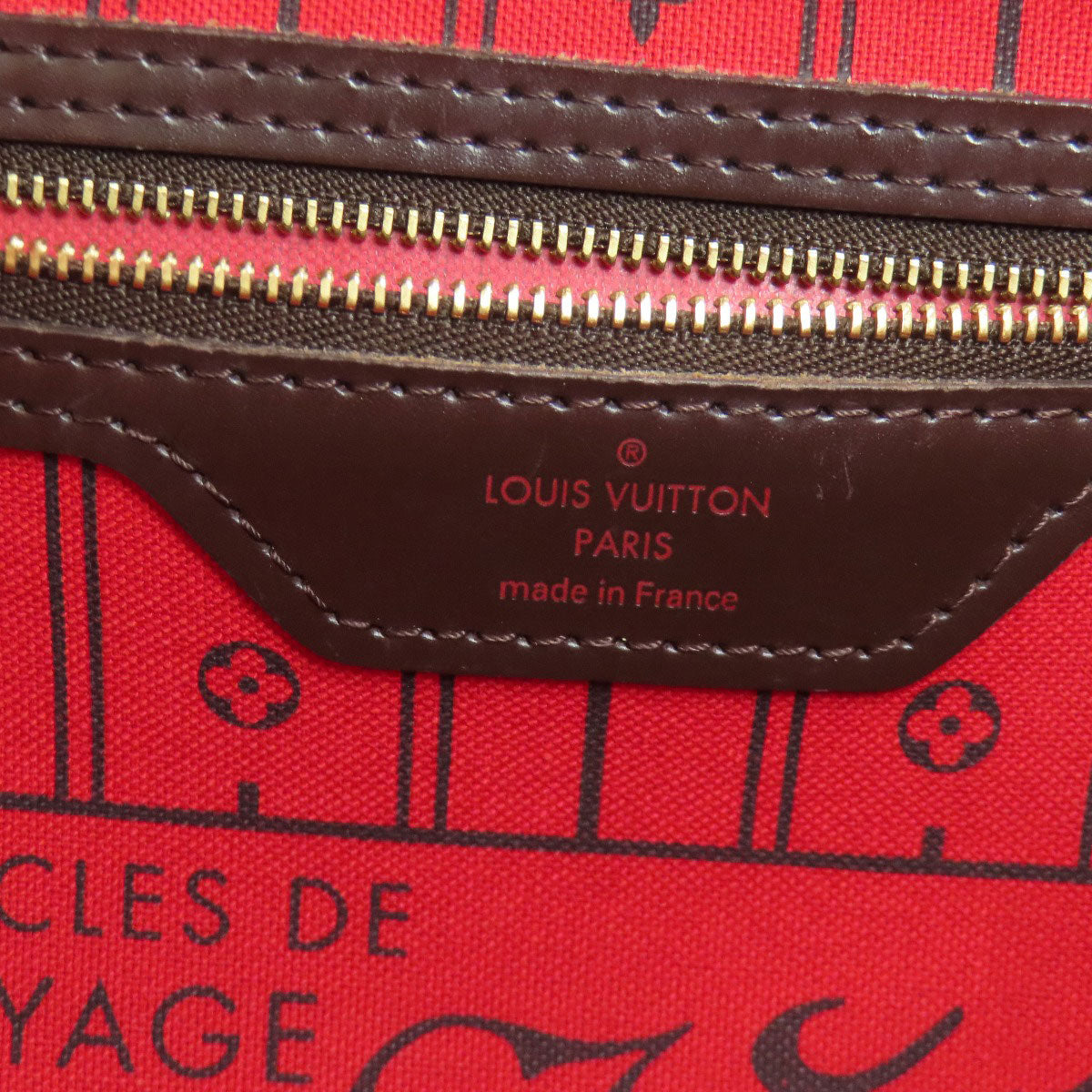 LOUIS VUITTON N51105 Neverfull MM Tote Bag Damier canvas Ladies [Used]