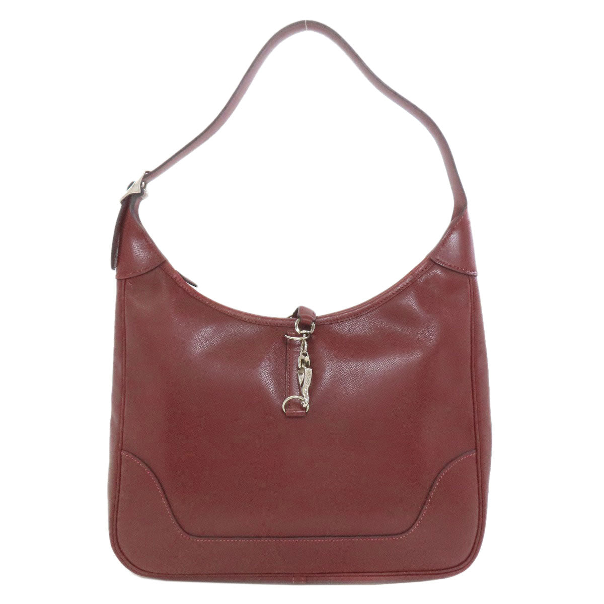 エルメス トリム31 ルージュアッシュ シルバー金具 ショルダーバッグ リセ レディース 【中古】【HERMES】