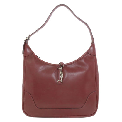 エルメス トリム31 ルージュアッシュ シルバー金具 ショルダーバッグ リセ レディース 【中古】【HERMES】