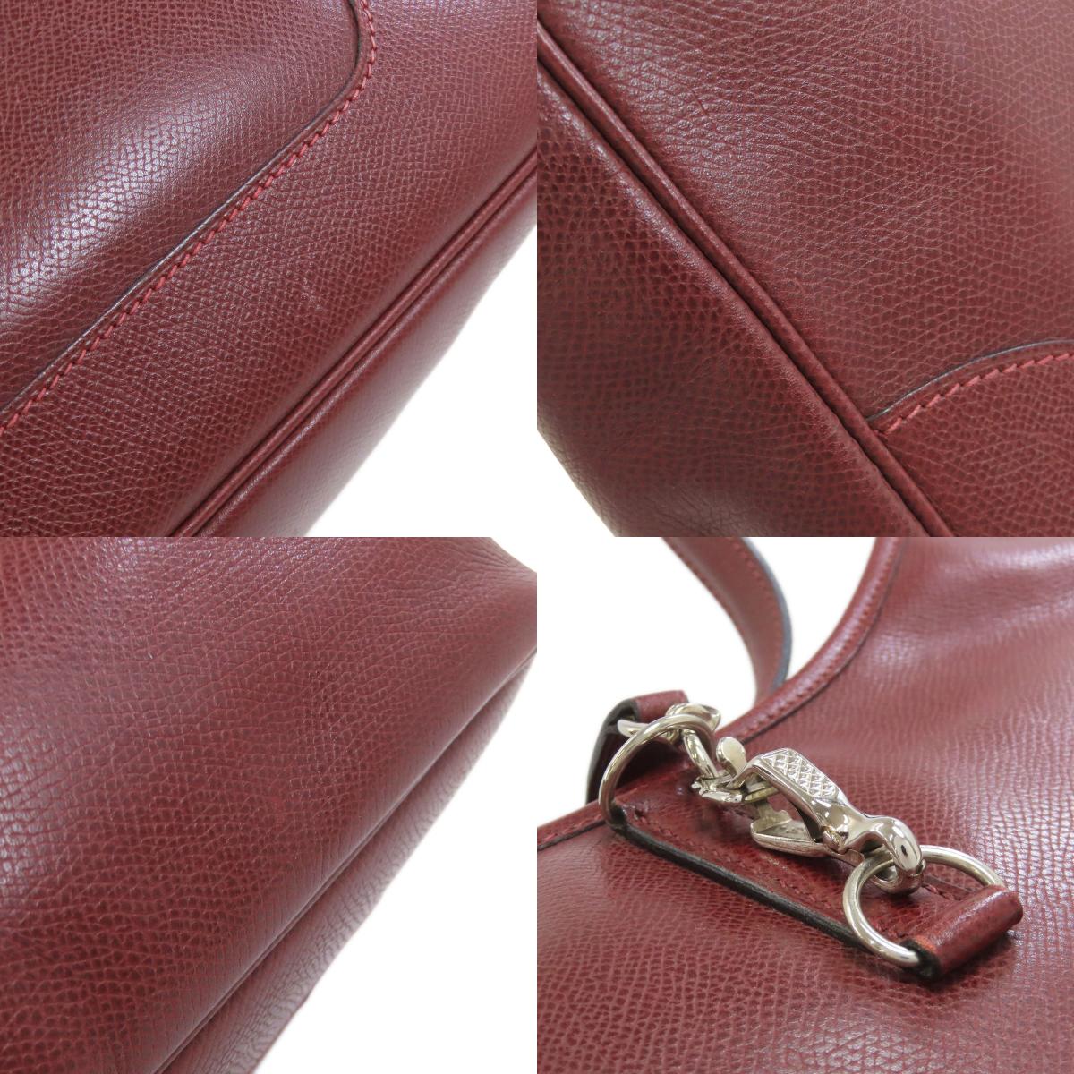 エルメス トリム31 ルージュアッシュ シルバー金具 ショルダーバッグ リセ レディース 【中古】【HERMES】