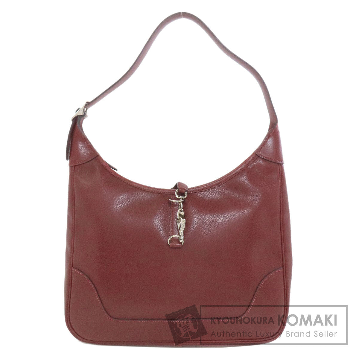 エルメス トリム31 ルージュアッシュ シルバー金具 ショルダーバッグ リセ レディース 【中古】【HERMES】