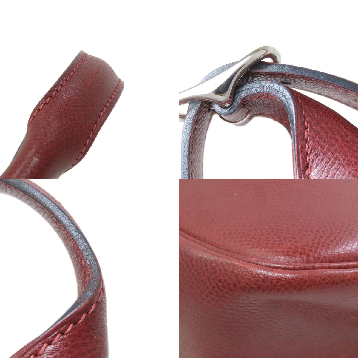 エルメス トリム31 ルージュアッシュ シルバー金具 ショルダーバッグ リセ レディース 【中古】【HERMES】