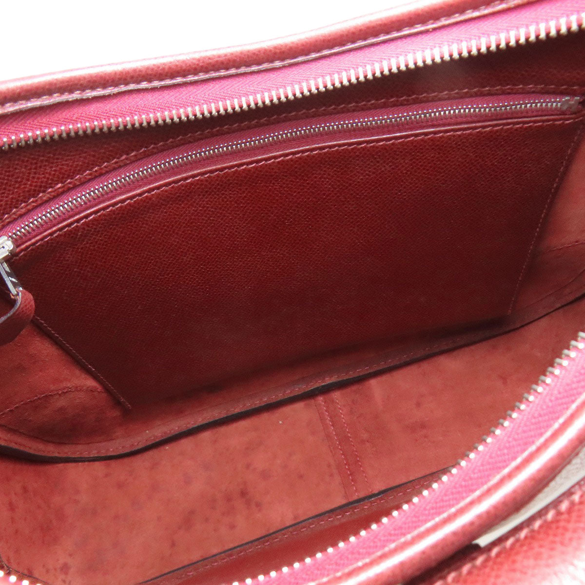 エルメス トリム31 ルージュアッシュ シルバー金具 ショルダーバッグ リセ レディース 【中古】【HERMES】
