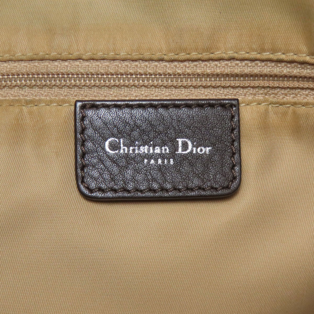 クリスチャンディオール トロッター柄 ショルダーバッグ キャンバス/レザー レディース 【中古】【CHRISTIAN DIOR】