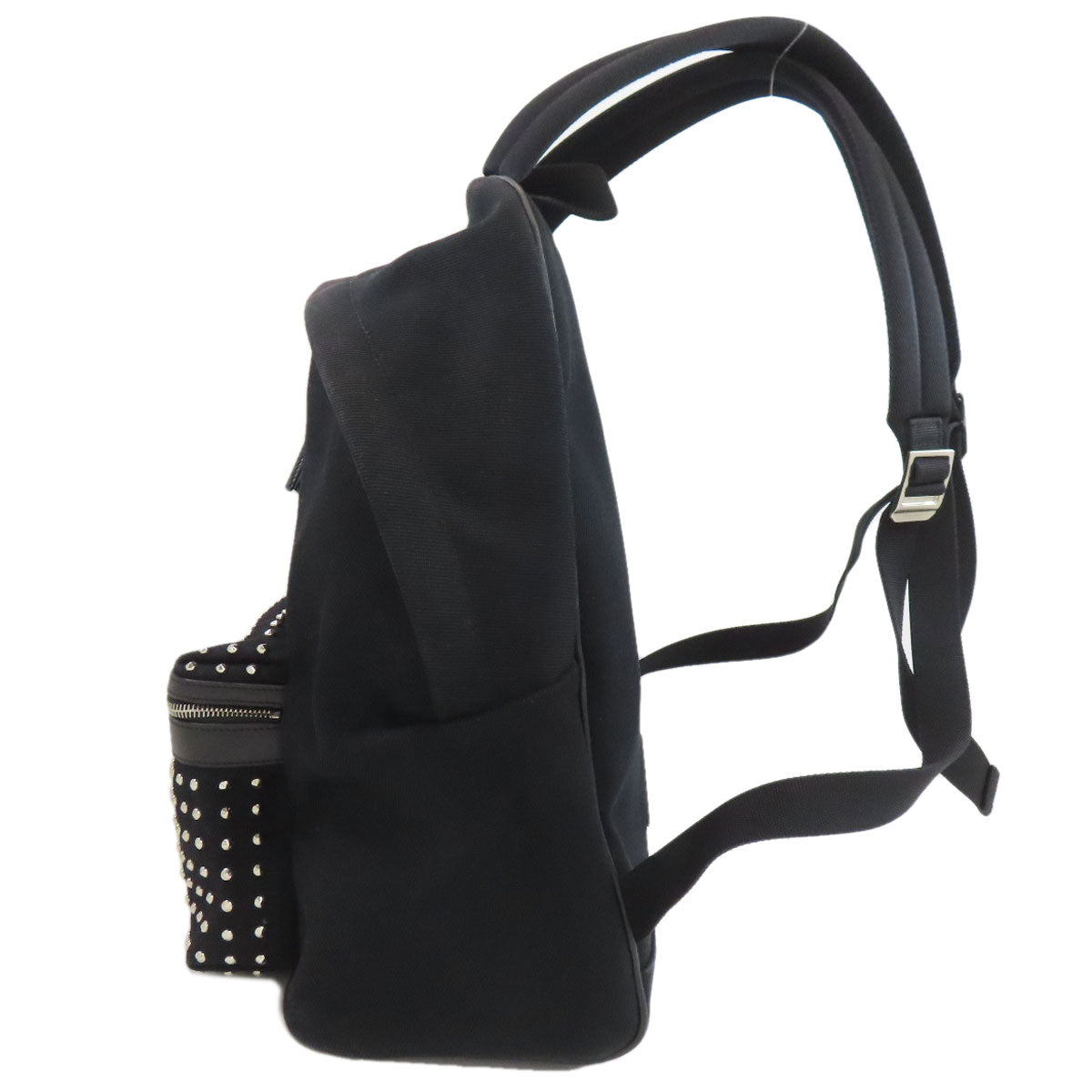 サンローラン スタッズ リュック・デイパック キャンバス レディース 【中古】【SAINT LAURENT】