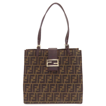 フェンディ ズッカ柄 トートバッグ キャンバス レディース 【中古】【FENDI】