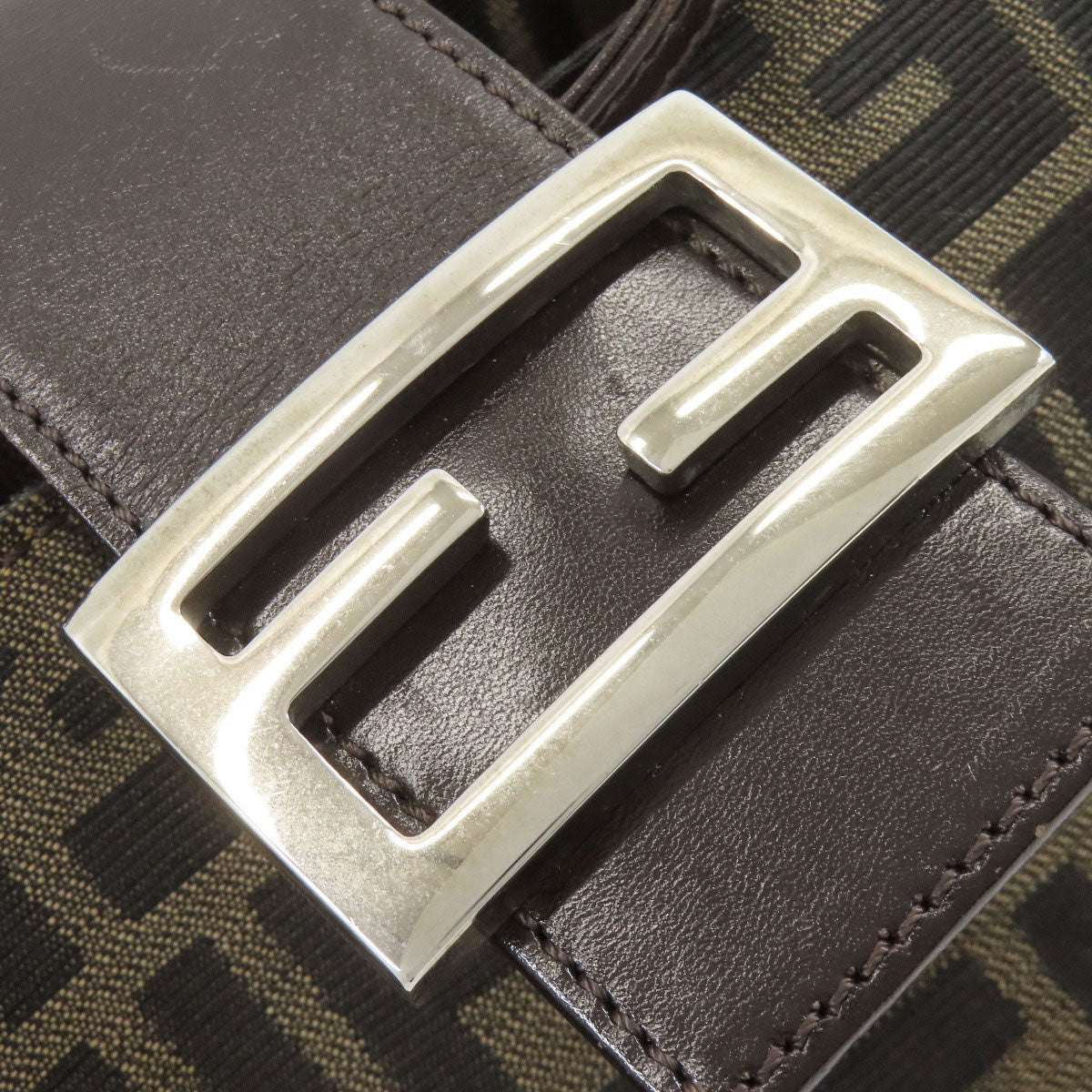 フェンディ ズッカ柄 トートバッグ キャンバス レディース 【中古】【FENDI】