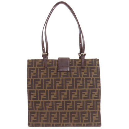 フェンディ ズッカ柄 トートバッグ キャンバス レディース 【中古】【FENDI】
