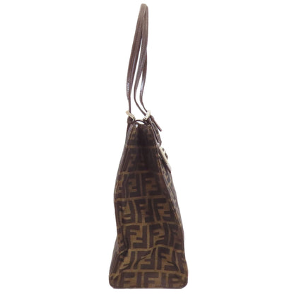フェンディ ズッカ柄 トートバッグ キャンバス レディース 【中古】【FENDI】