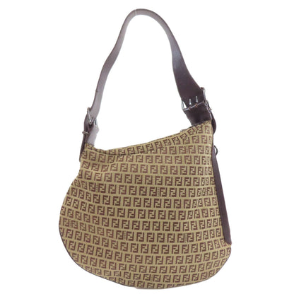フェンディ ワンショルダー ズッキーノ ショルダーバッグ キャンバス レディース 【中古】【FENDI】