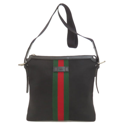 グッチ 631199 アウトレット シェリーライン ロングショルダー ショルダーバッグ ナイロンキャンバス レディース 【中古】【GUCCI】