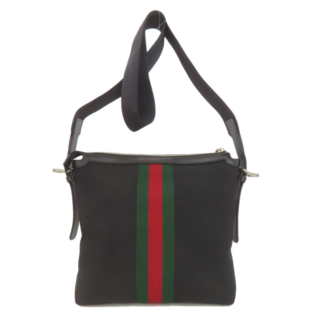 グッチ 631199 アウトレット シェリーライン ロングショルダー ショルダーバッグ ナイロンキャンバス レディース 【中古】【GUCCI】