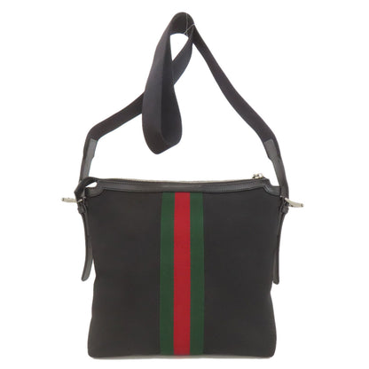グッチ 631199 アウトレット シェリーライン ロングショルダー ショルダーバッグ ナイロンキャンバス レディース 【中古】【GUCCI】