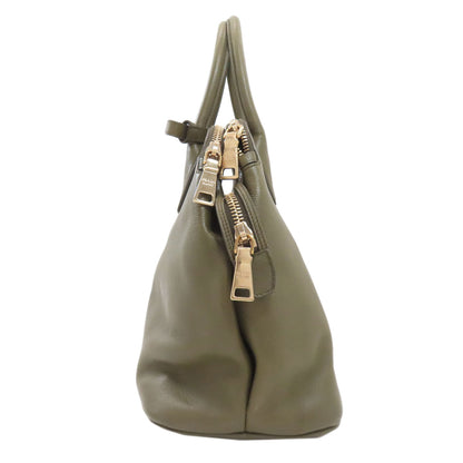 PRADA Logo Hardware Handbag Safiano Ladies [Used]