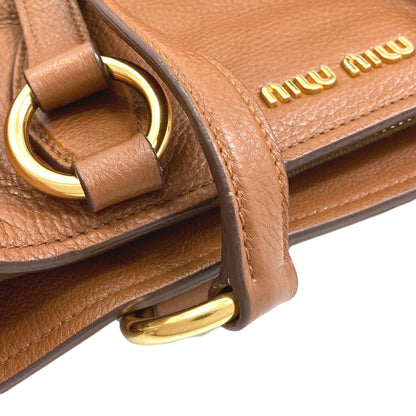 MIUMIU 2WAY Tote Bag Leather Ladies [Used]