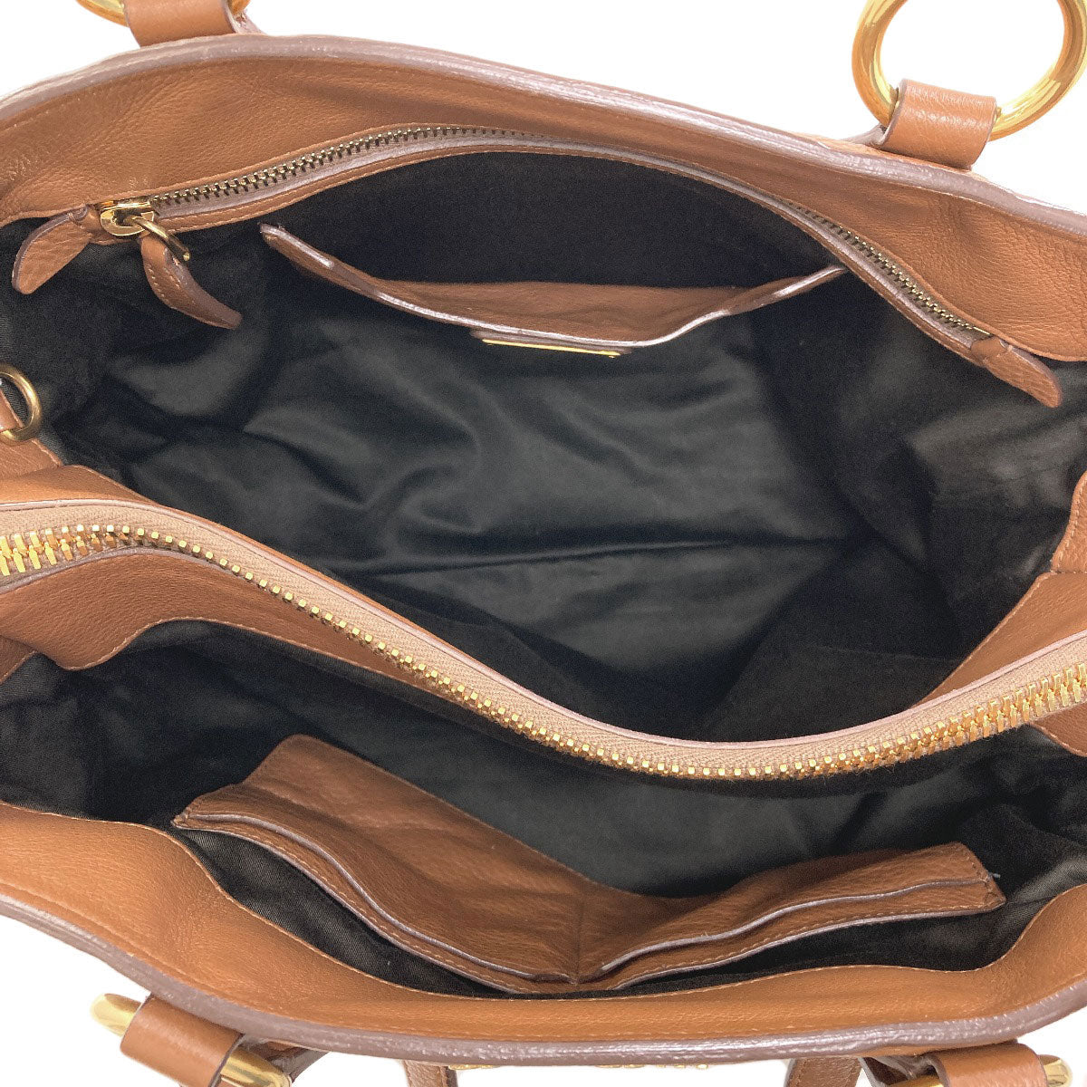 MIUMIU 2WAY Tote Bag Leather Ladies [Used]