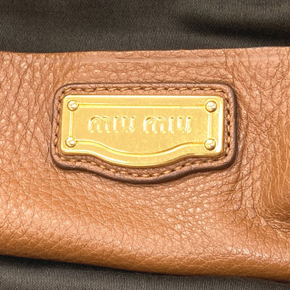 MIUMIU 2WAY Tote Bag Leather Ladies [Used]