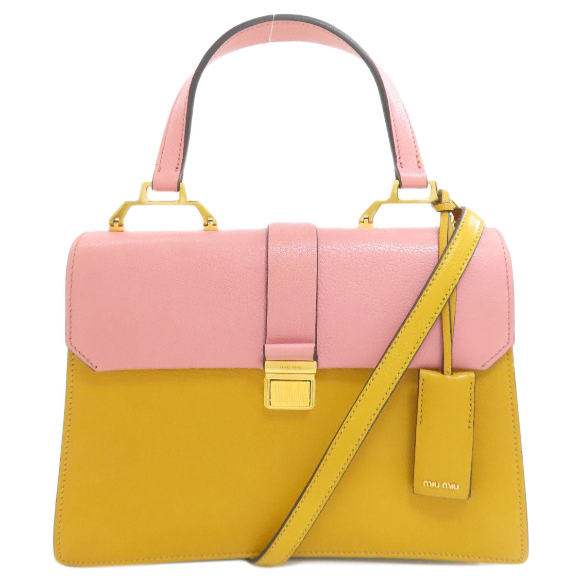 MIUMIU 2WAY Handbag Leather Ladies [Used]