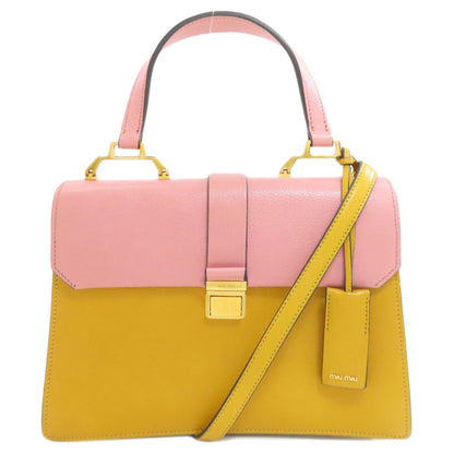 MIUMIU 2WAY Handbag Leather Ladies [Used]