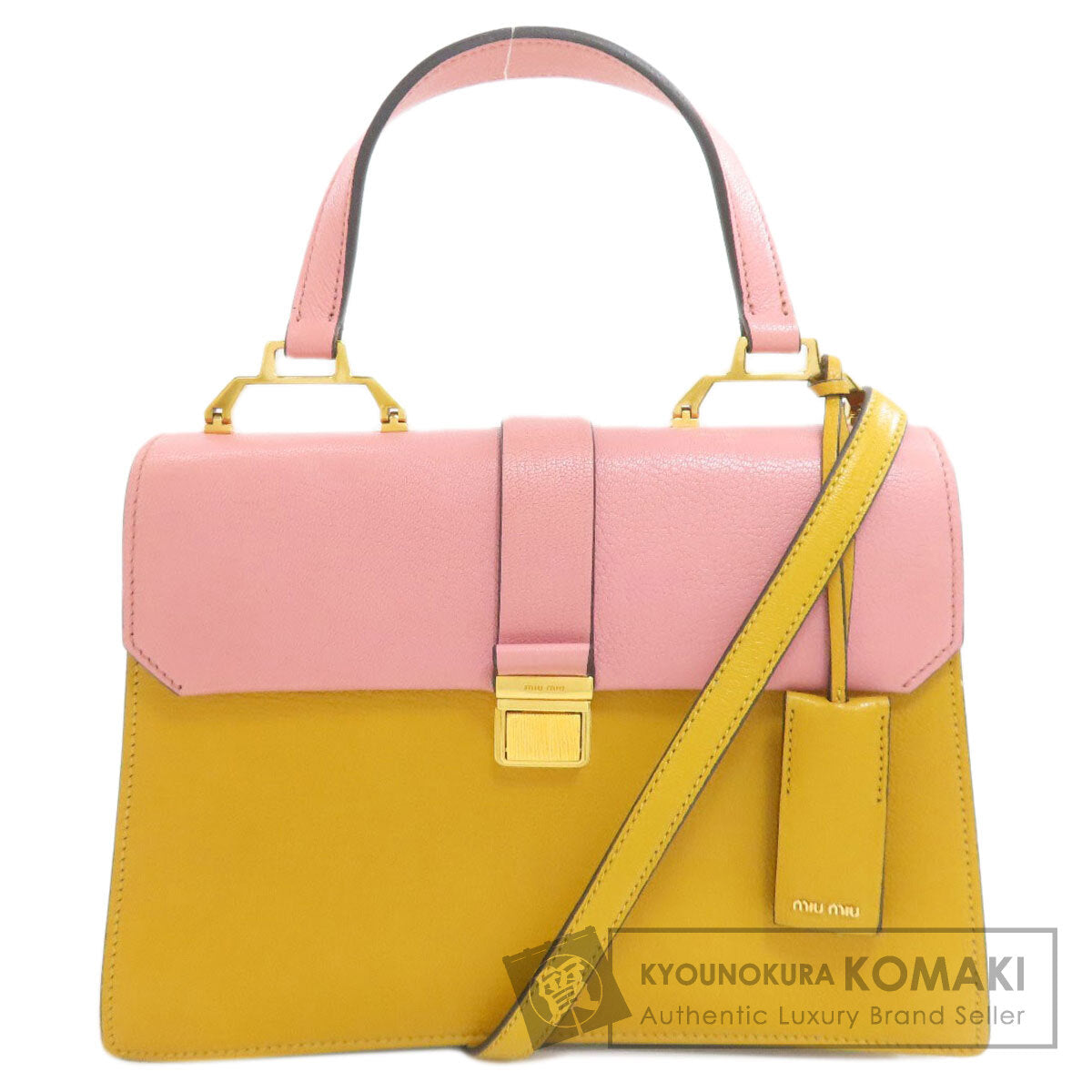 MIUMIU 2WAY Handbag Leather Ladies [Used]