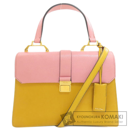 MIUMIU 2WAY Handbag Leather Ladies [Used]