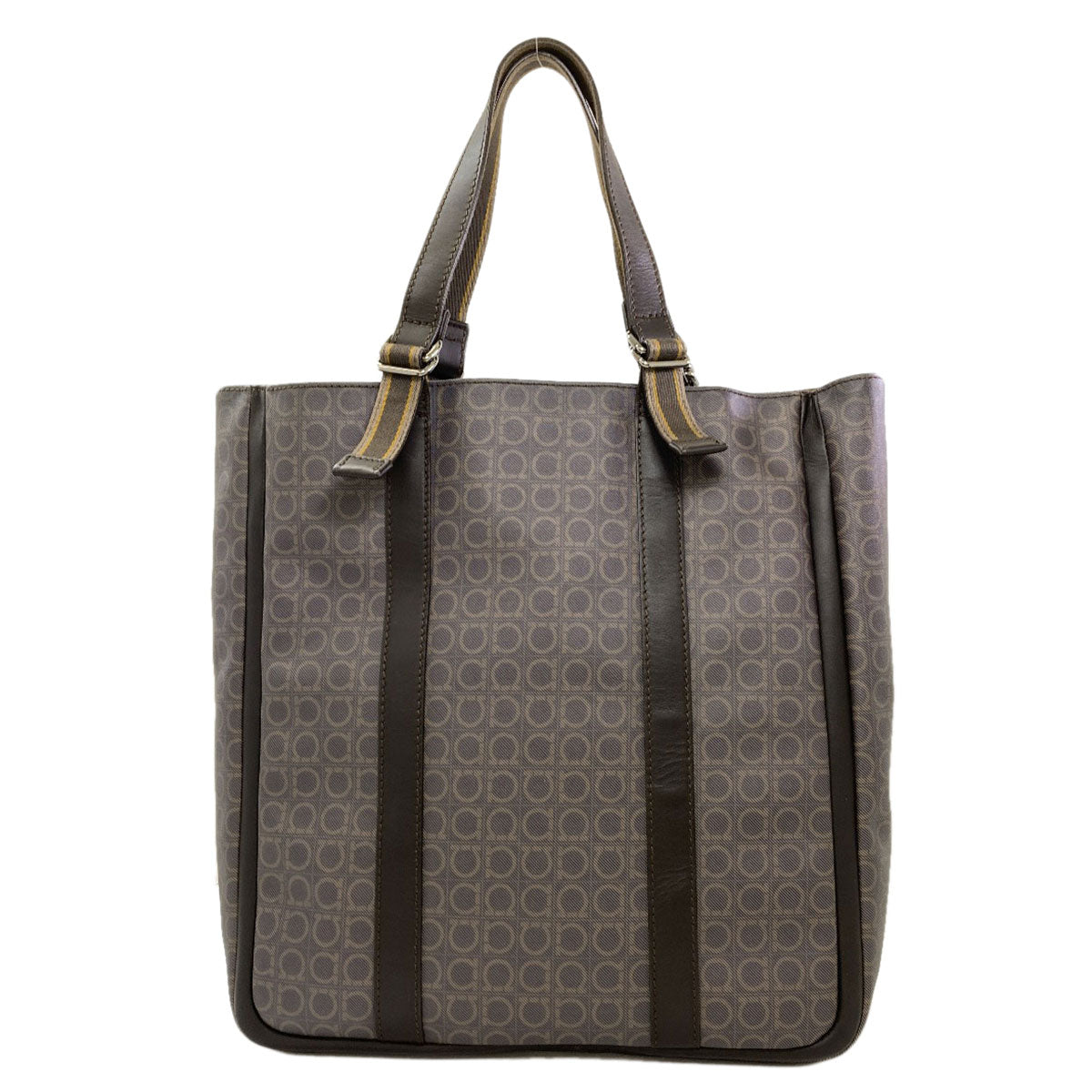 Salvatore Ferragamo Gancini Hardware motif Tote Bag PVC Ladies [Used]