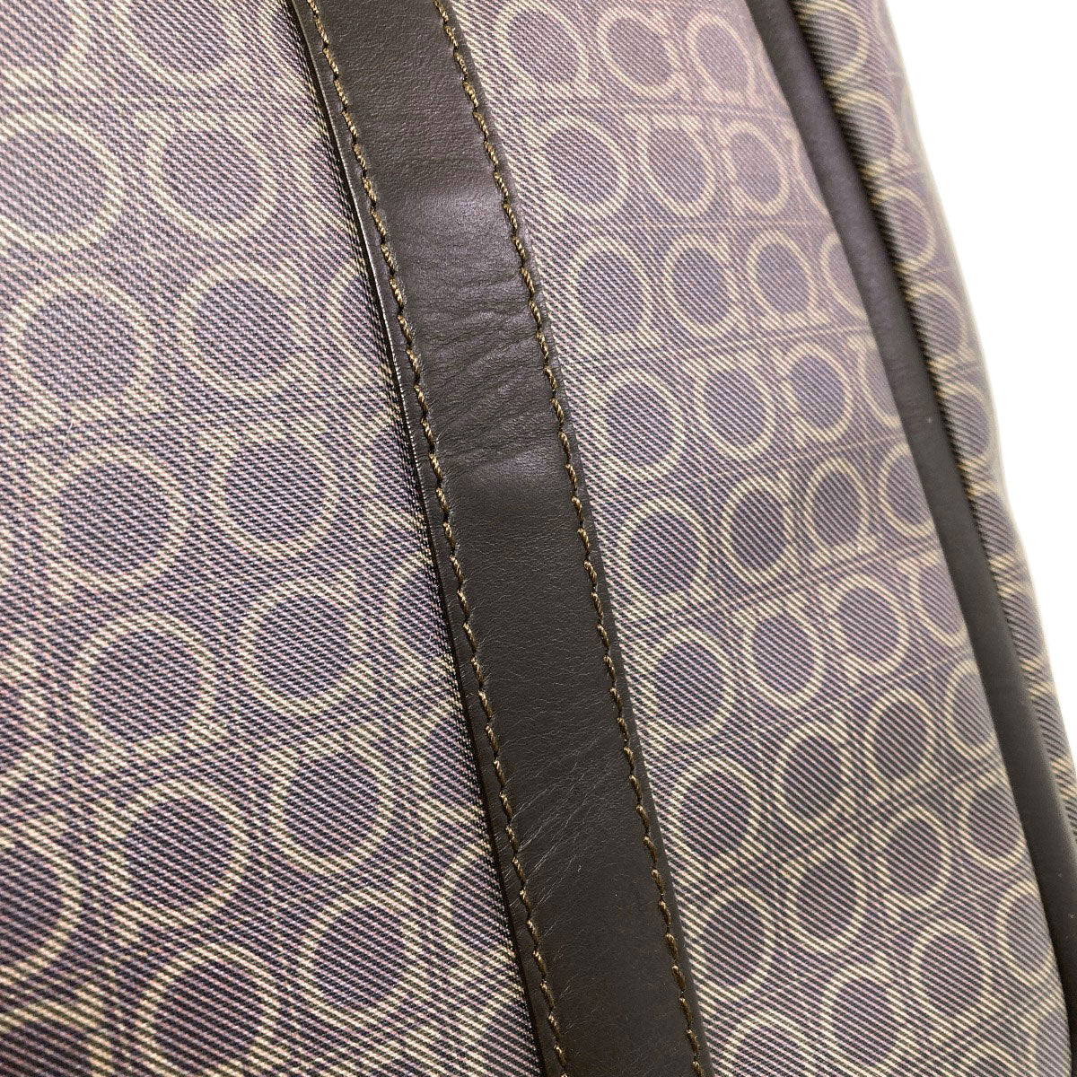 Salvatore Ferragamo Gancini Hardware motif Tote Bag PVC Ladies [Used]