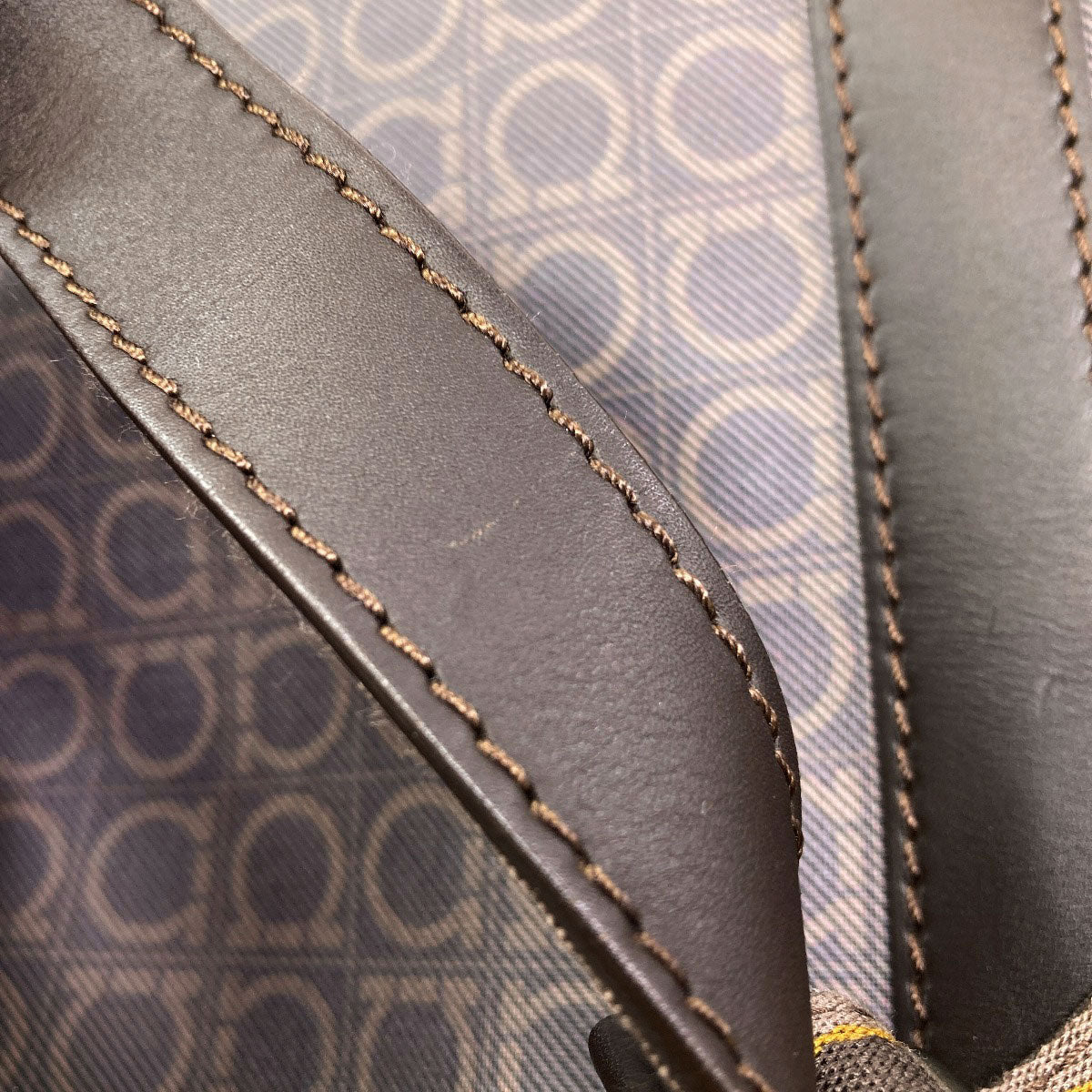 Salvatore Ferragamo Gancini Hardware motif Tote Bag PVC Ladies [Used]