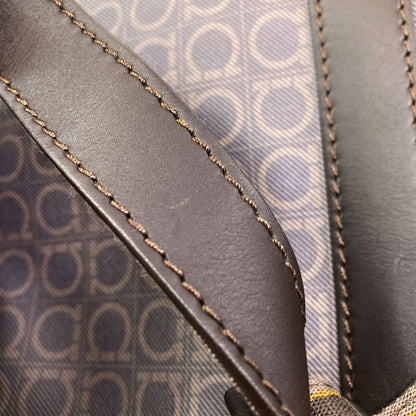 Salvatore Ferragamo Gancini Hardware motif Tote Bag PVC Ladies [Used]