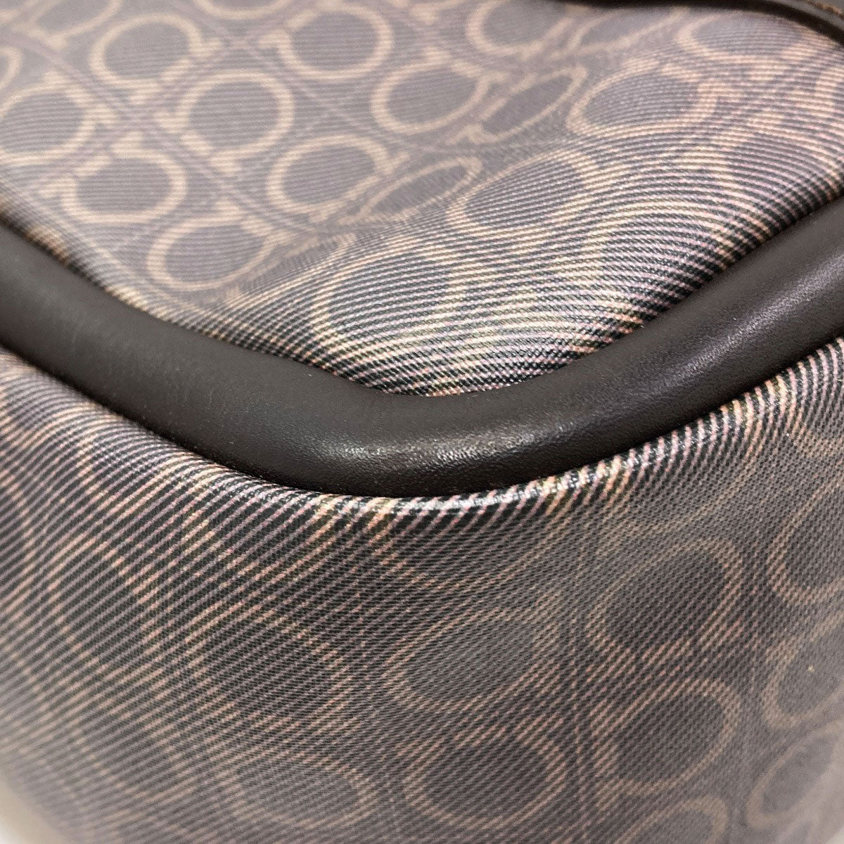 Salvatore Ferragamo Gancini Hardware motif Tote Bag PVC Ladies [Used]