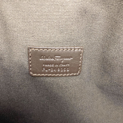 Salvatore Ferragamo Gancini Hardware motif Tote Bag PVC Ladies [Used]