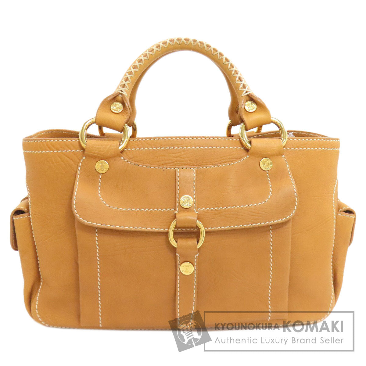 CELINE Boogie bag Handbag Leather Ladies [Used]