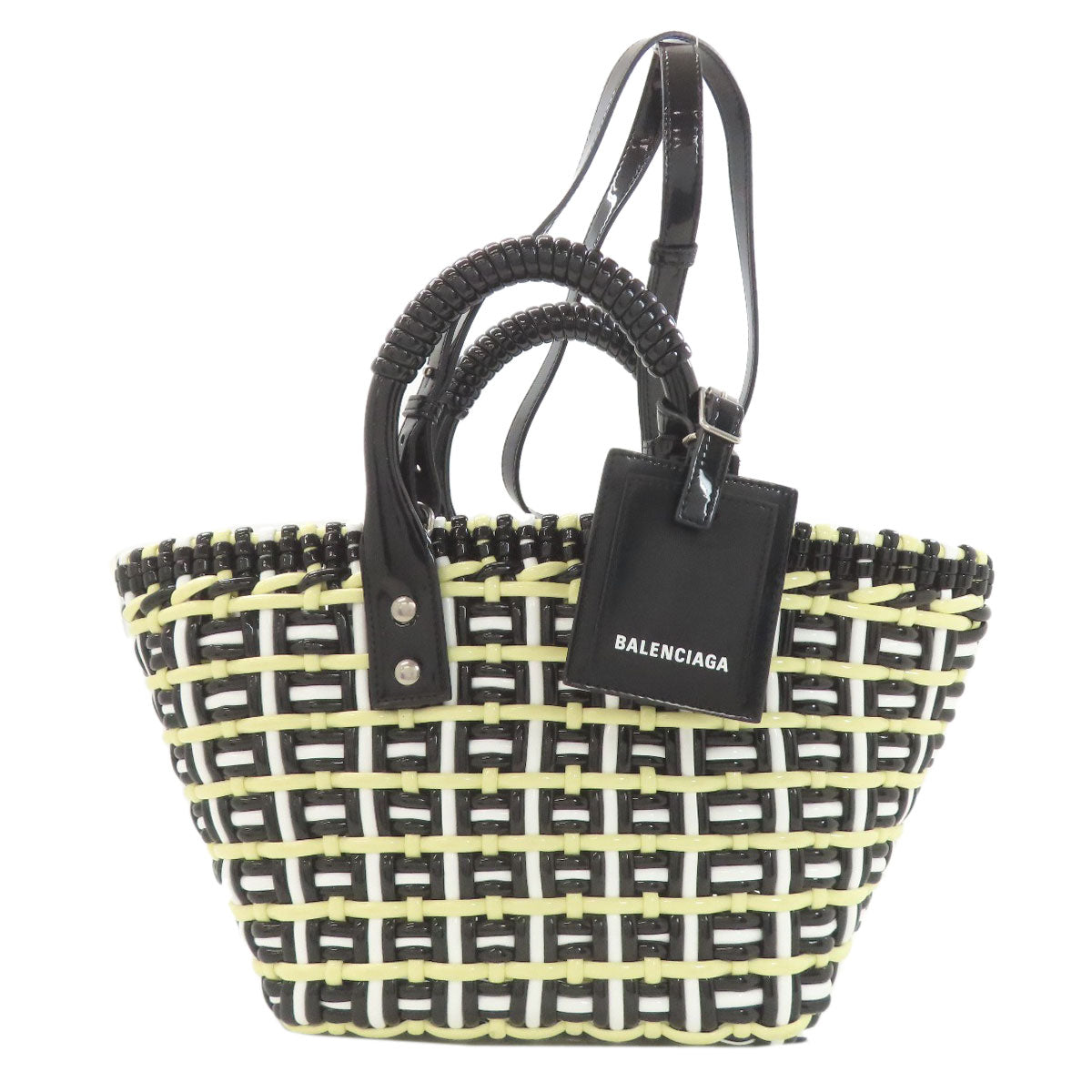BALENCIAGA 671342 Bistro XS 2WAY Handbag Enamel Ladies [Used]