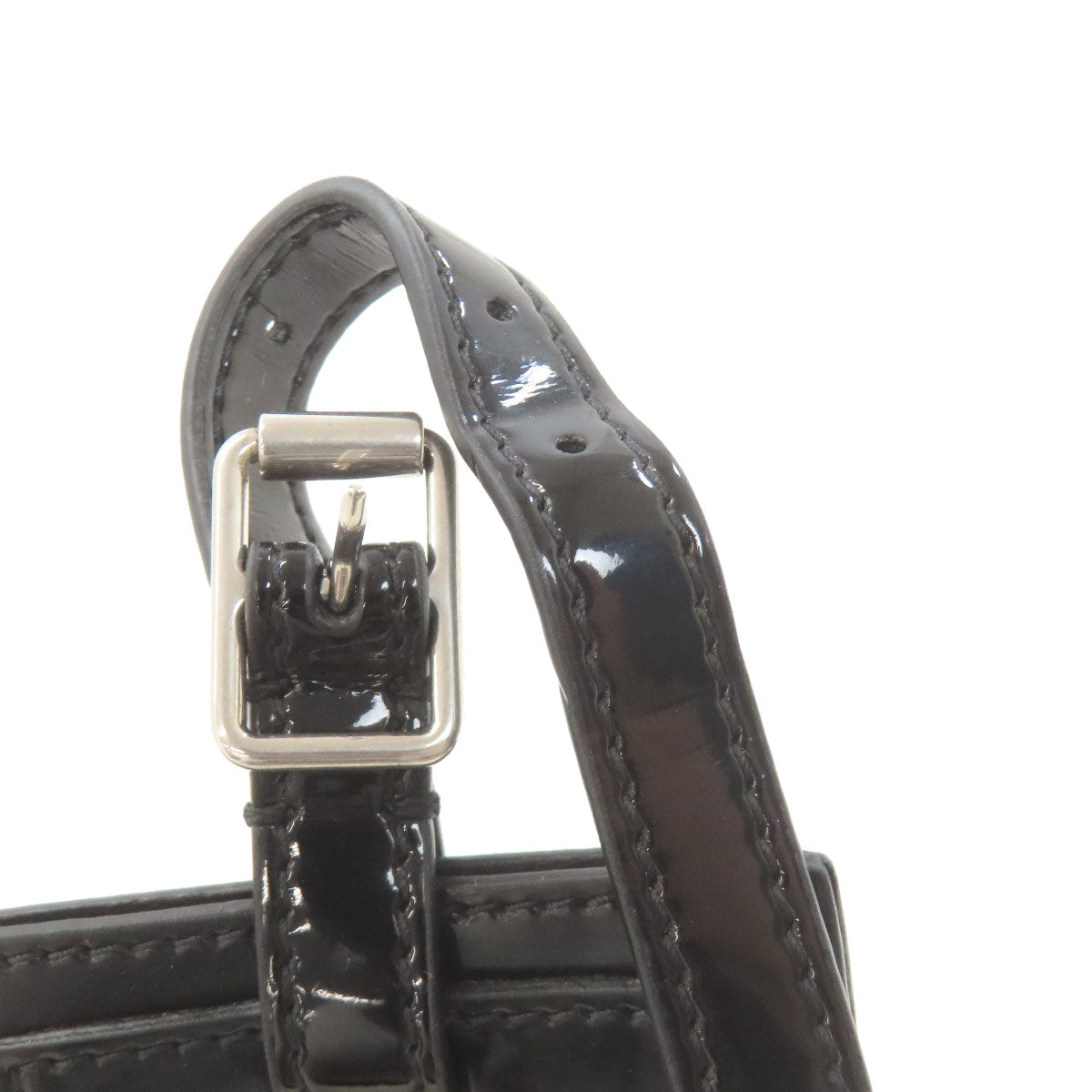 BALENCIAGA 671342 Bistro XS 2WAY Handbag Enamel Ladies [Used]