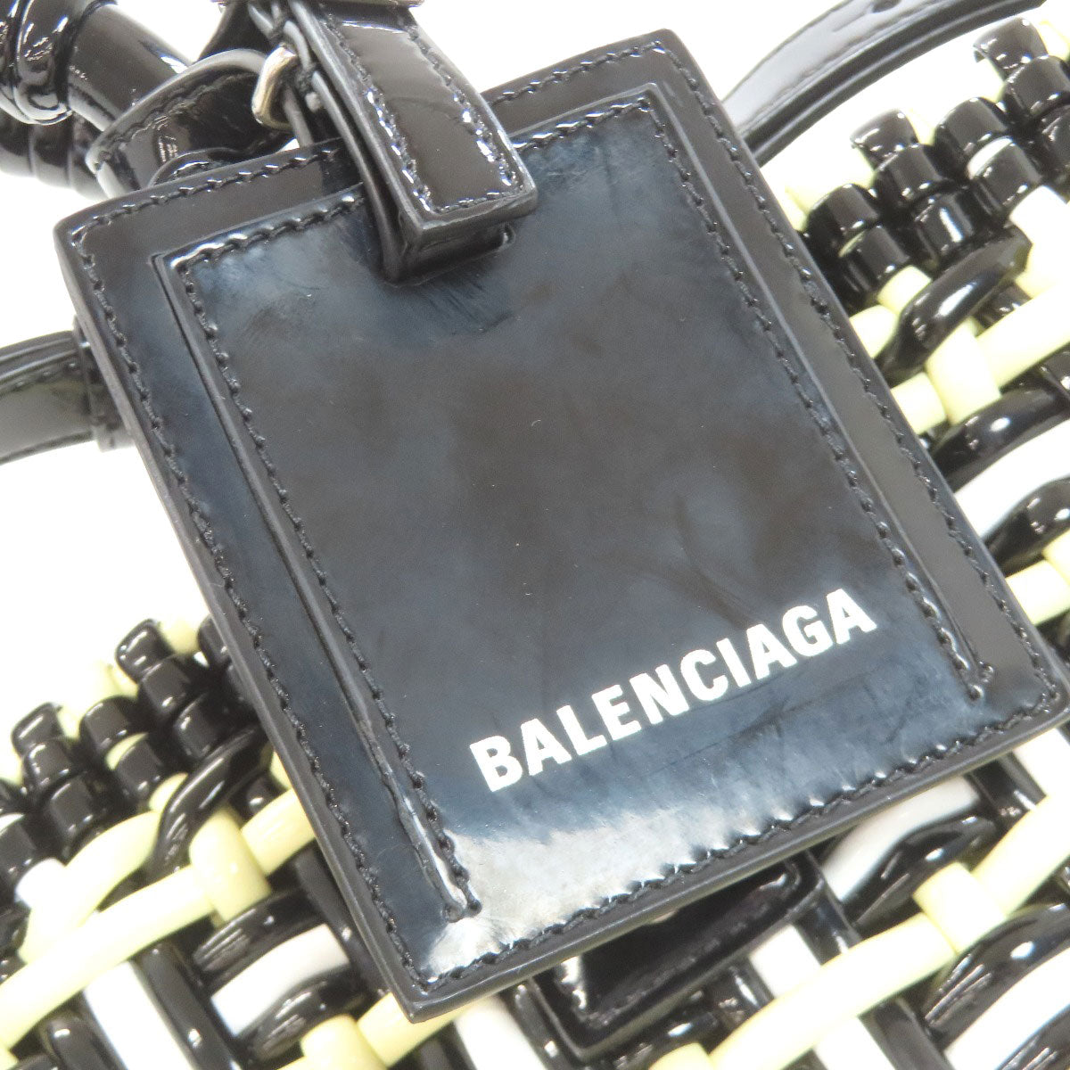 BALENCIAGA 671342 Bistro XS 2WAY Handbag Enamel Ladies [Used]
