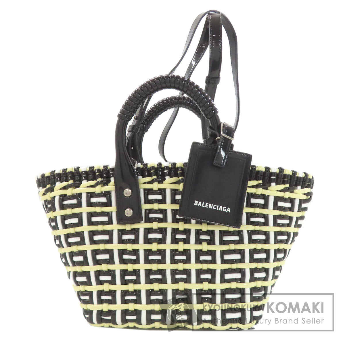 BALENCIAGA 671342 Bistro XS 2WAY Handbag Enamel Ladies [Used]